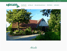 Tablet Screenshot of baumschule-upmann.de